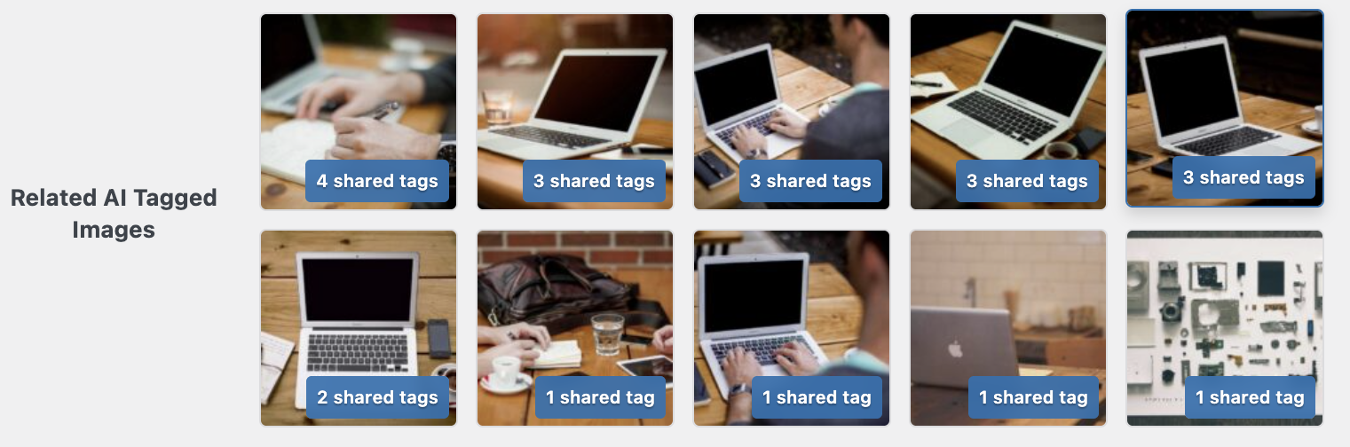 WP-Image related images close-up view